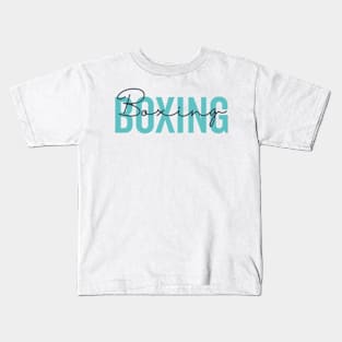 I like Boxing on Boxing Kids T-Shirt